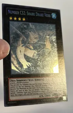 GHOST RARE Number C32: Shark Drake Veiss Yugioh ABYR-EN039 - LP - Image 2