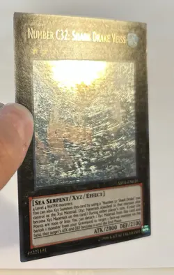 GHOST RARE Number C32: Shark Drake Veiss Yugioh ABYR-EN039 - LP - Image 3
