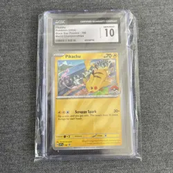 2024 Pokemon PIKACHU Black Star Promos World Championships Card 190 CGC 10 GM - Image 1