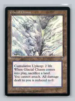 Glacial Chasm x1 Ice Age MTG Magic the Gathering Land Card LP - Image 1