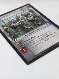Garrison Of Gondor LOTR Card Game Siege Of Gondor Rare 8R36 - Image 5