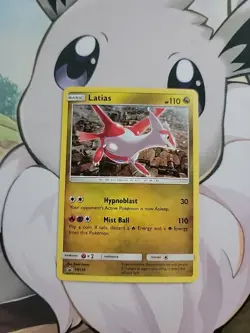 Pokemon Card - Latias SM135 Sun & Moon SM Black Star Promo Cosmos Holo W13 - Image 1
