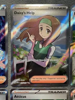 Get All Full Art Trainer Pokemon Cards Lot Daisy’s Help Lana’s Aid Nemona + More - Image 2