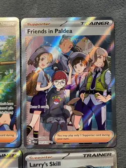 Get All Full Art Trainer Pokemon Cards Lot Daisy’s Help Lana’s Aid Nemona + More - Image 4