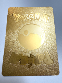 Pokemon Pikachu Mega Rayquaza 780hp Gold Foil Fan Art Card 006 - Image 2