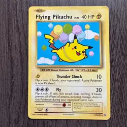 Flying Pikachu 110/108 Evolutions Regular Rare HP Pokemon Card TCG - Image 1