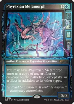 Phyrexian Metamorph (Rainbow Foil 1758) -Foil Near Mint MTG Secret Lair - Image 1