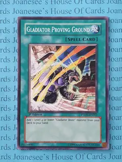 PTDN-EN061 Gladiator Proving Ground Yu-Gi-Oh Card 1st Edition - Image 1