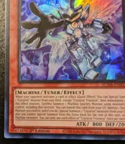 Crystron Tristaros SUDA-EN019 1st Edition Super Rare Supreme Darkness Yu-Gi-Oh! - Image 4