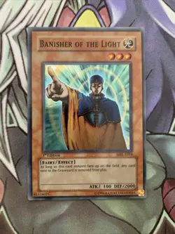 MRL-E078 Banisher Of The Light Super Rare 1st Edition NM Yugioh Card - Image 1