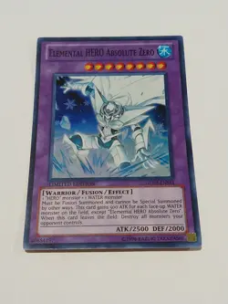 Yu-Gi-Oh! Elemental HERO Absolute Zero GENF-ENSE1 Super Rare NM - Image 1