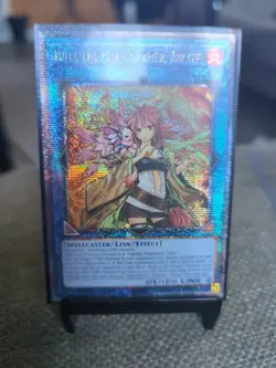 Yu-Gi-Oh Hiita the Fire Charmer, Ablaze RA04-EN074 Quarter Century Secret Rare - Image 1