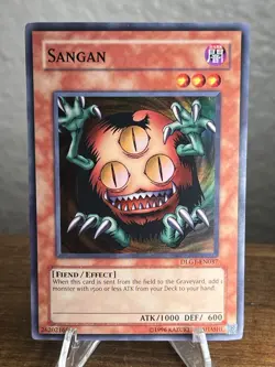 Yugioh Sangan DLG1-EN037 Super Rare Dark Legends NM - Image 1
