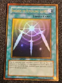 Yugioh! Swords Of Revealing Light - GLD1-EN030 - Gold Rare NM - Image 1