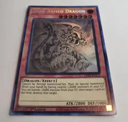 Yugioh Dark Armed Dragon GFP2-EN179 Ghost Rare 1st Edition NM - Image 2
