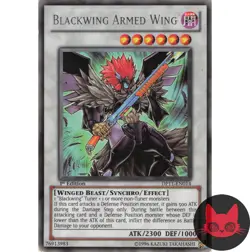 Yugioh Blackwing Armed Wing DP11-EN014 Rare 1st Edition LP - Image 1