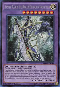Yu-Gi-Oh! BOSH Buster Blader, the Dragon Destroyer Swordsman #BOSH-EN045 1st Ed - Image 1