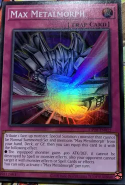 YuGiOh Max Metalmorph Super Rare OP28-EN012 - Image 1