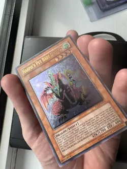 Yu-Gi-Oh! Harpie's Pet Baby Dragon EOJ-EN013 Ultimate Rare Euro - Image 4
