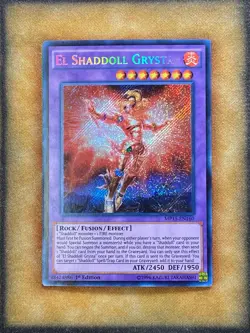 Yugioh El Shaddoll Grysta MP15-EN160 Secret Rare 1st Ed NM - Image 1