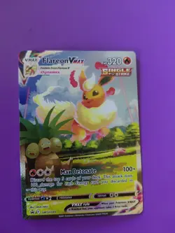 Pokemon Flareon VMAX SWSH180 Black Star Promo Holo Card - Image 1
