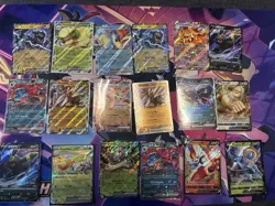 90+ Pokemon Trading Card Ex/V Bulk Lot Us Seller Fast Shipping - Image 1
