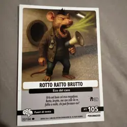 Italian Brainrot trading Card Game - 32/150 Rotto Ratto Brutto - Image 1