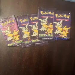 5 Packs Pokemon TCG Trick or Trade Booster Packs 2022 Halloween Card Lot Bundle - Image 1