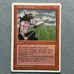 MTG- Winds of Change- 4th Edition- Lightly Played Excellent Cond- MAGIC CARD - Image 1