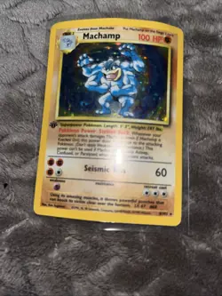 Vintage Pokemon Card Lot - Charizard, 1st Edition Machamp, Shining Gyarados” - Image 3