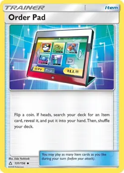 Order Pad 131/156 NM Reverse Holo iPad Art Sun Moon Ultra Prism Pokemon Card! - Image 1
