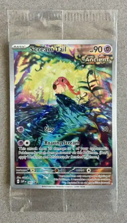 Pokemon Sealed Scream Tail 65 SV Scarlet Violet Promo Card Black Star Promo New - Image 1