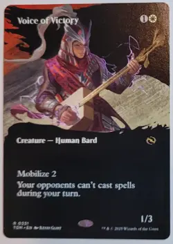 Voice of Victory (Borderless) Tarkir Dragonstorm Card #331 - Image 1