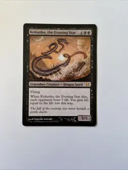 Kokusho, the Evening Star Modern Masters (LP) MTG Playing Card - Image 1