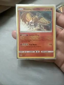 Pokemon TCG Shining Ho-Oh SM70 Black Star Promo Holo Card NM Condition - Image 1