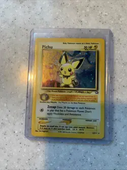 Pokemon TCG: Pichu Neo Genesis Holo Card 12/111 🌀SWIRL RARE!! VTG! WOTC - Image 1