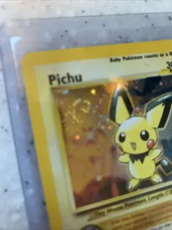 Pokemon TCG: Pichu Neo Genesis Holo Card 12/111 🌀SWIRL RARE!! VTG! WOTC - Image 2
