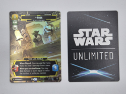 Star Wars Unlimited LotF Prestige Foil Card LOF 1103 Yoda - Image 1