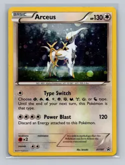 Arceus XY197 - Black Star Promo Holo Pokemon Card - English TCG 2017 LP-MP - Image 1