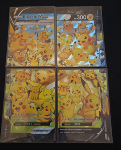 Pikachu V-Union - SWSH139-142 - Pokemon TCG: Celebrations Promo 4 Card Set LP - Image 1