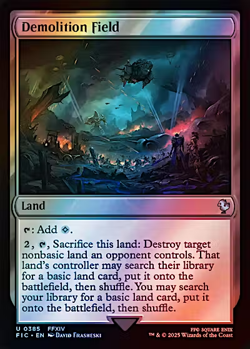 Demolition Field Commander Final Fantasy Surge Foil NM MTG MAGIC - Image 1
