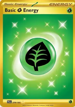Basic Grass Energy Holo Card Paldea Evolved 278/193 Near Mint - Image 1