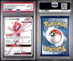 Pokemon Card PSA 10 Gem Mint Kartana GX SV73/SV94 Hidden Fates Full Art 2019 - Image 3