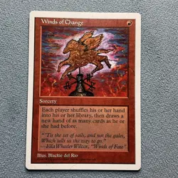 MTG- Winds Of Change- 5th Edition- Lightly Played Excellent Cond- MAGIC CARD - Image 1