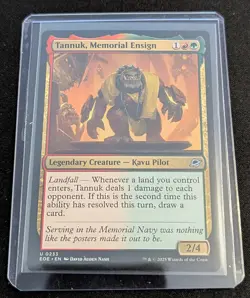 MTG - Tannuk, Memorial Ensign - Edge of Eternities - Pack Fresh!! - Image 2