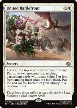 United Battlefront [Tarkir: Dragonstorm] MTG - Image 1