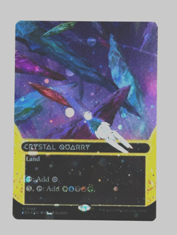 Crystal Quarry (0100) (Borderless) (Galaxy Foil) MTG Edge of Eternities NM X1 - Image 1