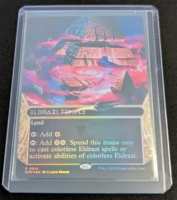 MTG - Eldrazi Temple BORDERLESS FOIL - Edge of Eternities: Stellar Sights - Image 2