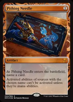 MTG English Pithing Needle NM Foil Kaladesh Inventions - Image 1
