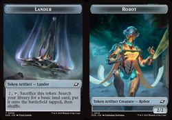 4x Lander (4) // Robot (10) Token MTG Edge of Eternities NM Magic Regular - Image 1